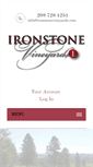 Mobile Screenshot of ironstonevineyards.com